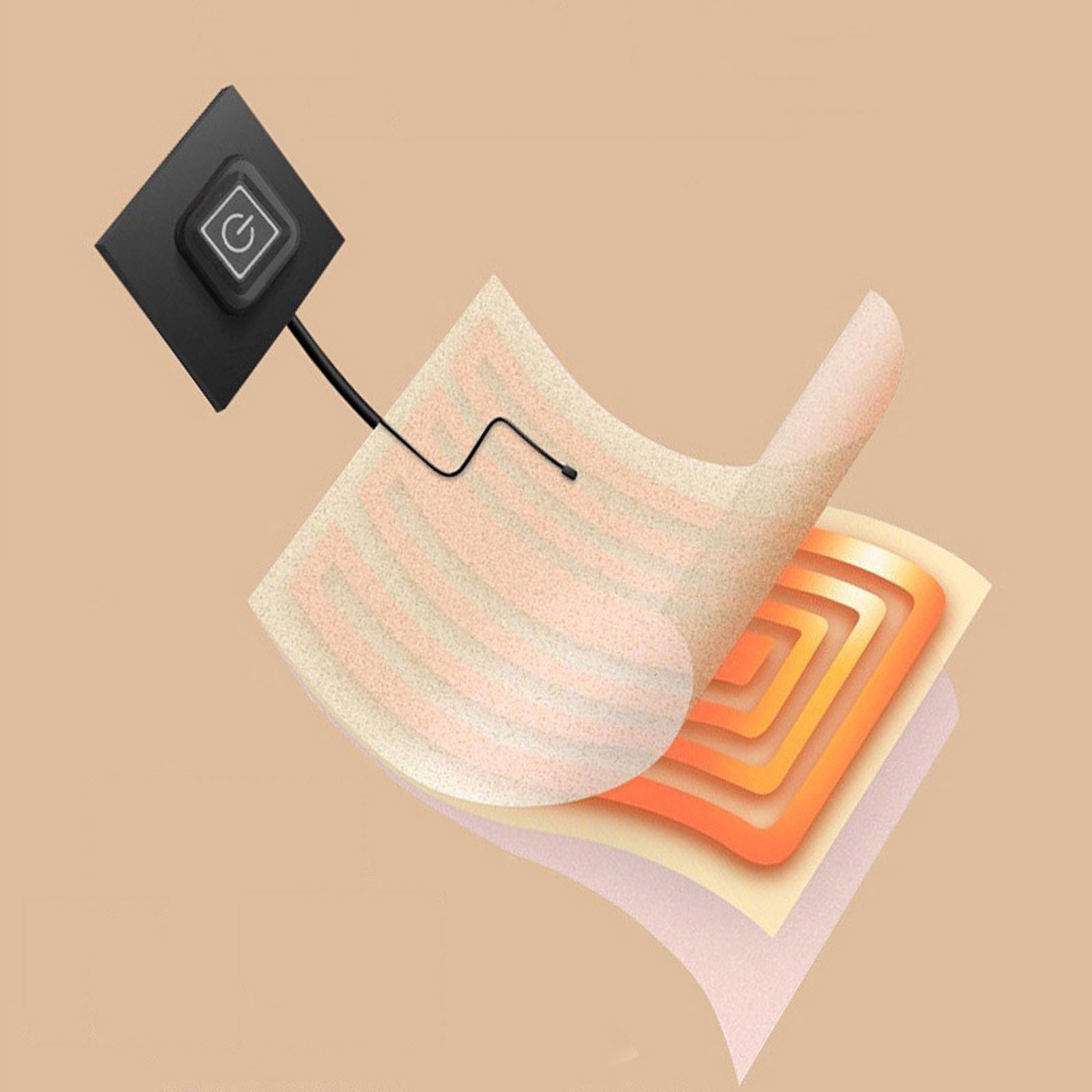 男女兼用　防寒　温度調節が可能なスマートヒーティングネックウォーマー