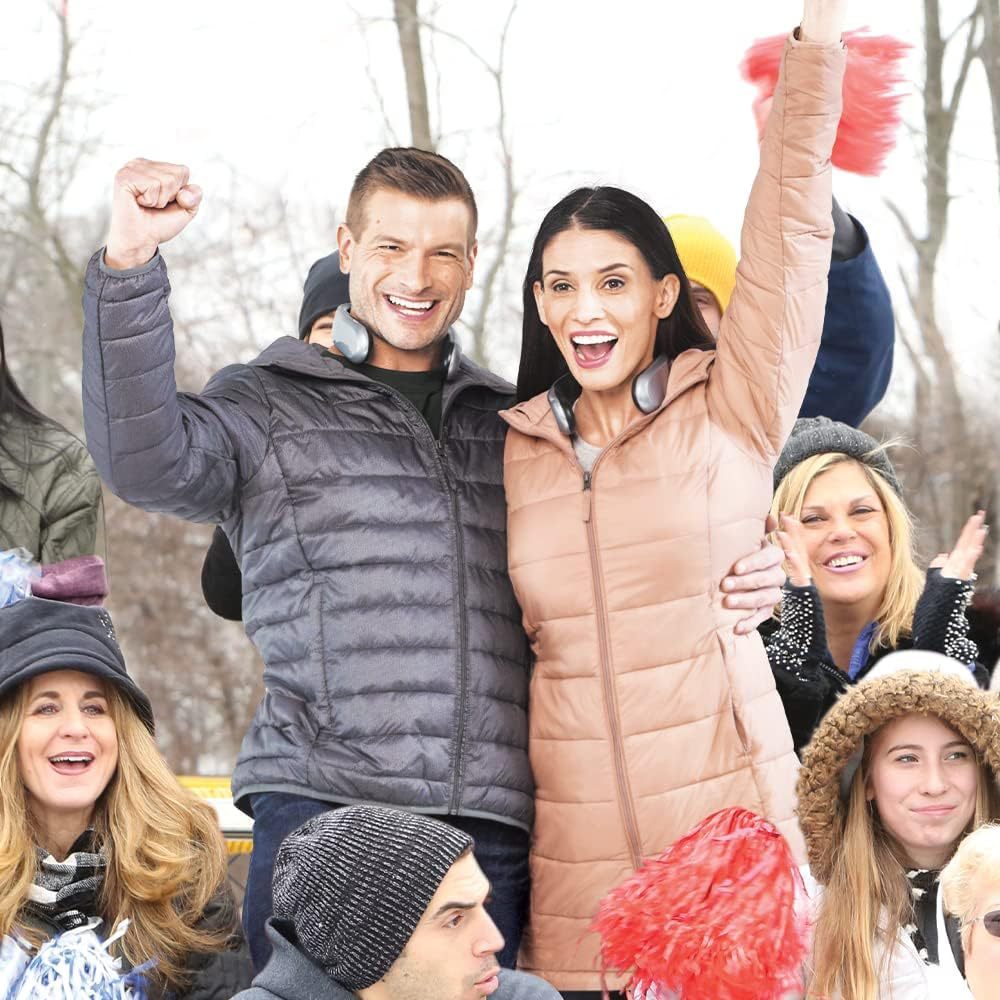 ヒートネック4段階温度調節 コードレス 充電式 パーソナル温風送風機