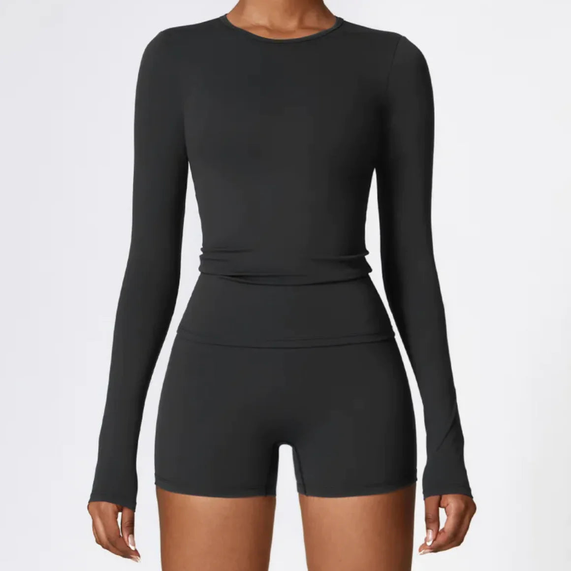 Women’s Long Sleeve Sports Yoga Top（レディース長袖ヨガトップス）🧘‍♀️